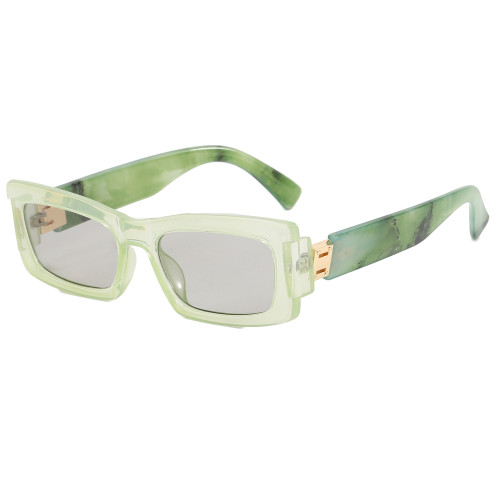 Retro Rectangle Trendy Thick Outdoor Sunglasses