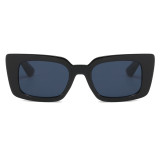 Classic Rectangular Thick Frame Sunglasses