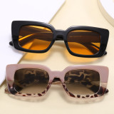 Classic Rectangular Thick Frame Sunglasses