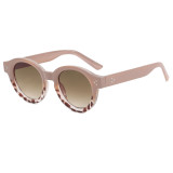 Trendy Classic Round Tinted Vacation Beach Sunglasses