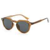 Retro Vintage Round Reinforced Wire-Core Temples Outdoor Sunglasses