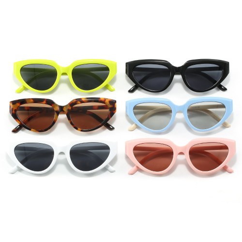 Retro Cat Eye Candy - Colored Women Small Triangle Sunglasses
