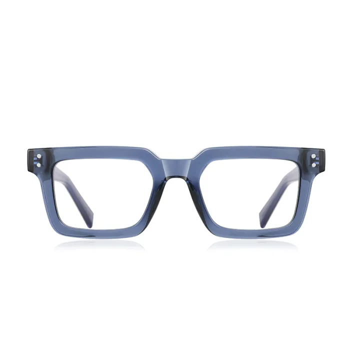 Rectangle Thick Geek-Chic Blue Light Blocking Glasses