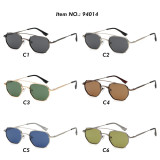 Flat Top Metal Frame UV400 Gradient Shades Sunglasses