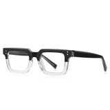 Rectangle Thick Geek-Chic Blue Light Blocking Glasses