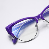 Women Trend Half Cat Eye Anti Blue Light Glasses