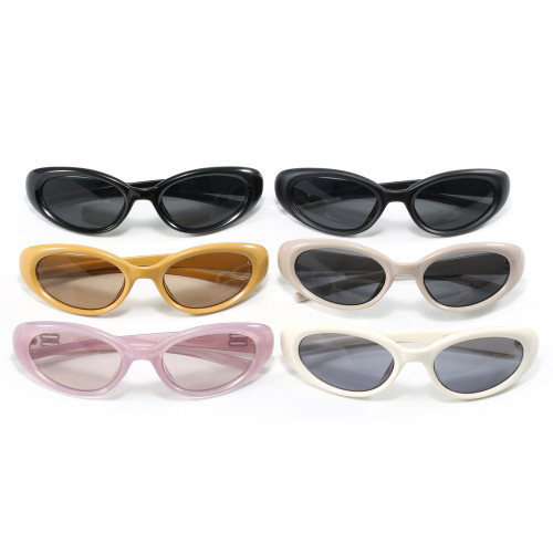 Retro Y2K Cat Eye Women Oval Outdoor Vacation Sunglasses