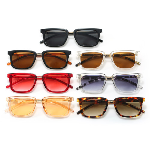 Retro Classic Women Square Gradient Sunglasses