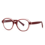 Elegant Oval Women Cat Eye Blue Light Blocking Glasses