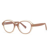 Elegant Oval Women Cat Eye Blue Light Blocking Glasses