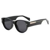 Retro Square Reinforced Wire-Core Temples Outdoor Vacation Sunglasses