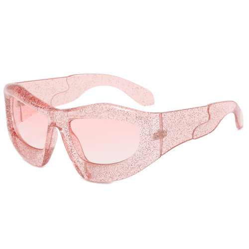 Y2K Vintage Oval Cat Eye Sports Shades Sunglasses