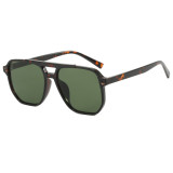 Retro Double Pilot Square Shades Sunglasses