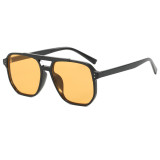 Retro Double Pilot Square Shades Sunglasses