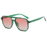 Retro Double Pilot Square Shades Sunglasses