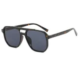 Retro Double Pilot Square Shades Sunglasses