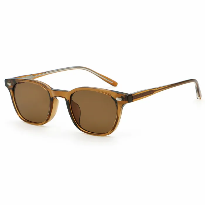 Retro Square Reinforced Wire-Core Temples Outdoor Sunglasses
