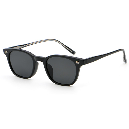 Retro Square Reinforced Wire-Core Temples Outdoor Sunglasses