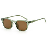 Retro Square Reinforced Wire-Core Temples Outdoor Sunglasses