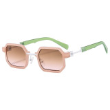 Retro Women Polygon Shades Sunglasses