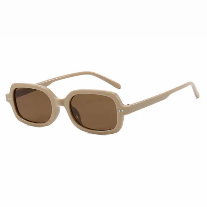 Retro Small Rectangular Gradient Shades Sunglasses