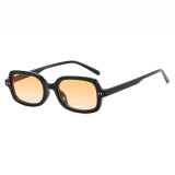 Retro Small Rectangular Gradient Shades Sunglasses