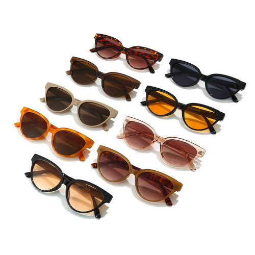 Retro Women Cat Eye Oval Outdoor Sunglasses
