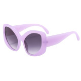 Y2K Oversized Oval Cat Eye Shades Sunglasses