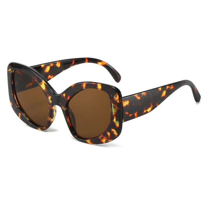 Y2K Oversized Oval Cat Eye Shades Sunglasses