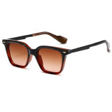 Retro Square Gradient Shades UV400 Sunglasses