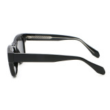 Retro Square Cat Eye Reinforced Wire-Core Temples Sunglasses