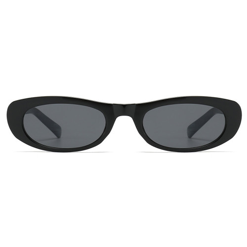 Vintage Oval Cat Eye Narrow Travel Shades Sunglasses