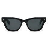 Retro Square Cat Eye Reinforced Wire-Core Temples Sunglasses