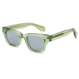 Retro Square Cat Eye Reinforced Wire-Core Temples Sunglasses