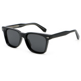 Retro Square Cat Eye Reinforced Wire-Core Temples Polarized Sunglasses