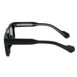 Retro Square Reinforced Wire-Core Temples Sunglasses