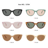 Retro Women Cat Eye Oval Outdoor Sunglasses