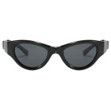 Retro Y2K Oval Foldable Polarized Sunglasses