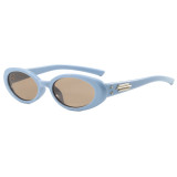 Vintage Oval Cat Eye Travel Shades Sunglasses