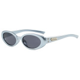 Vintage Oval Cat Eye Travel Shades Sunglasses