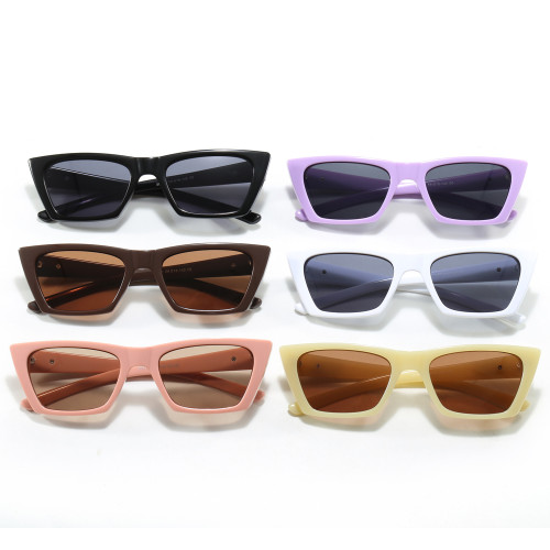 Retro Rectangle Cat Eye Sunglasses