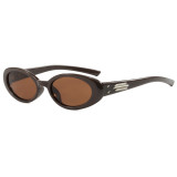 Vintage Oval Cat Eye Travel Shades Sunglasses