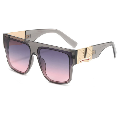 Y2K Oversized Square Flat Top Shades Sunglasses