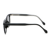 Retro Square Reinforced Wire-Core Temples Sunglasses