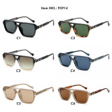 Retro Double Pilot Square Shades Sunglasses