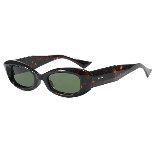 Vintage Oval Cat Eye Travel Shades Sunglasses