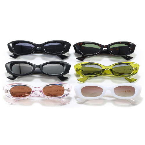 Vintage Oval Cat Eye Travel Shades Sunglasses