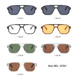 Retro Double Pilot Square Shades Sunglasses