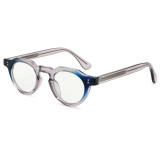 Round Geek-Chic Blue Light Blocking Glasses