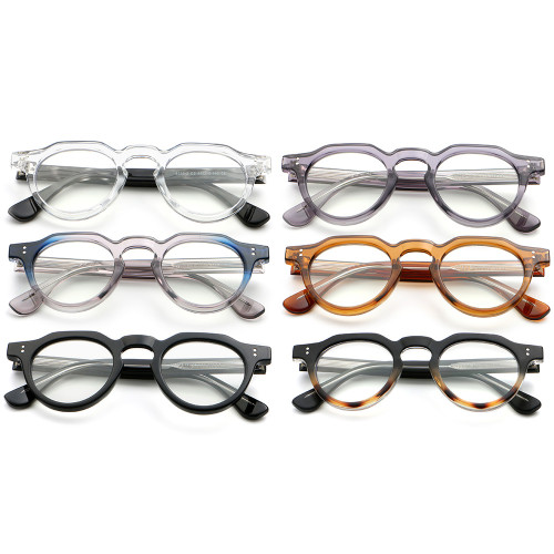 Round Geek-Chic Blue Light Blocking Glasses